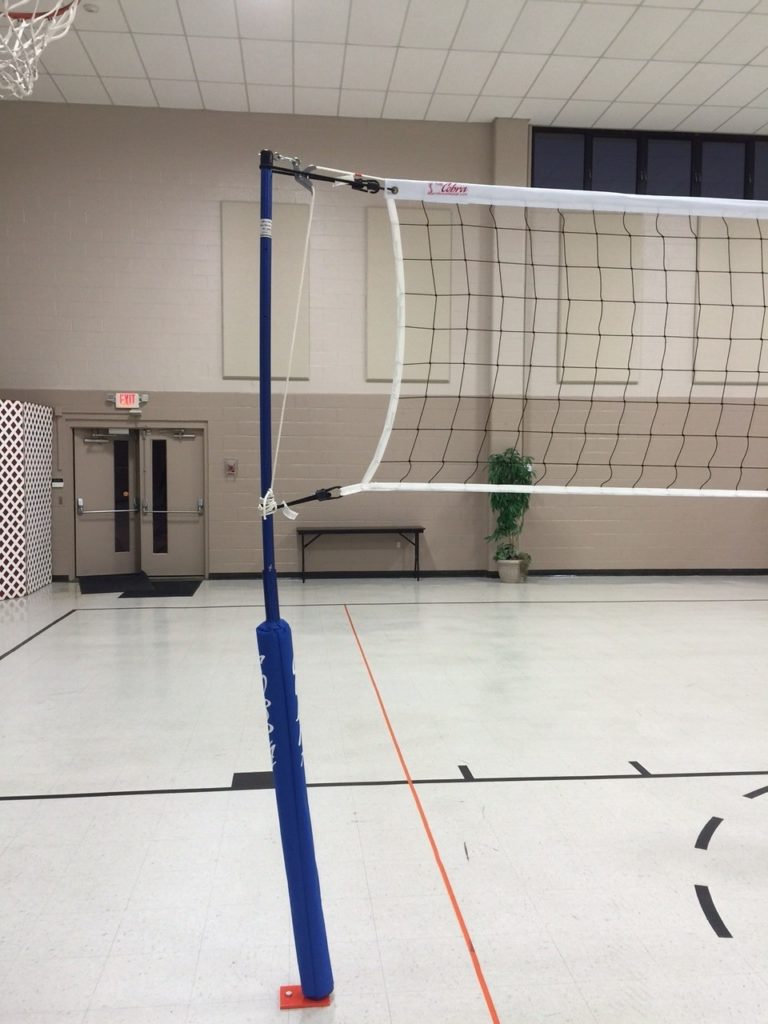 Cobra Indoor Volleyball Net System - Floating Floors | Volleyball Net ...