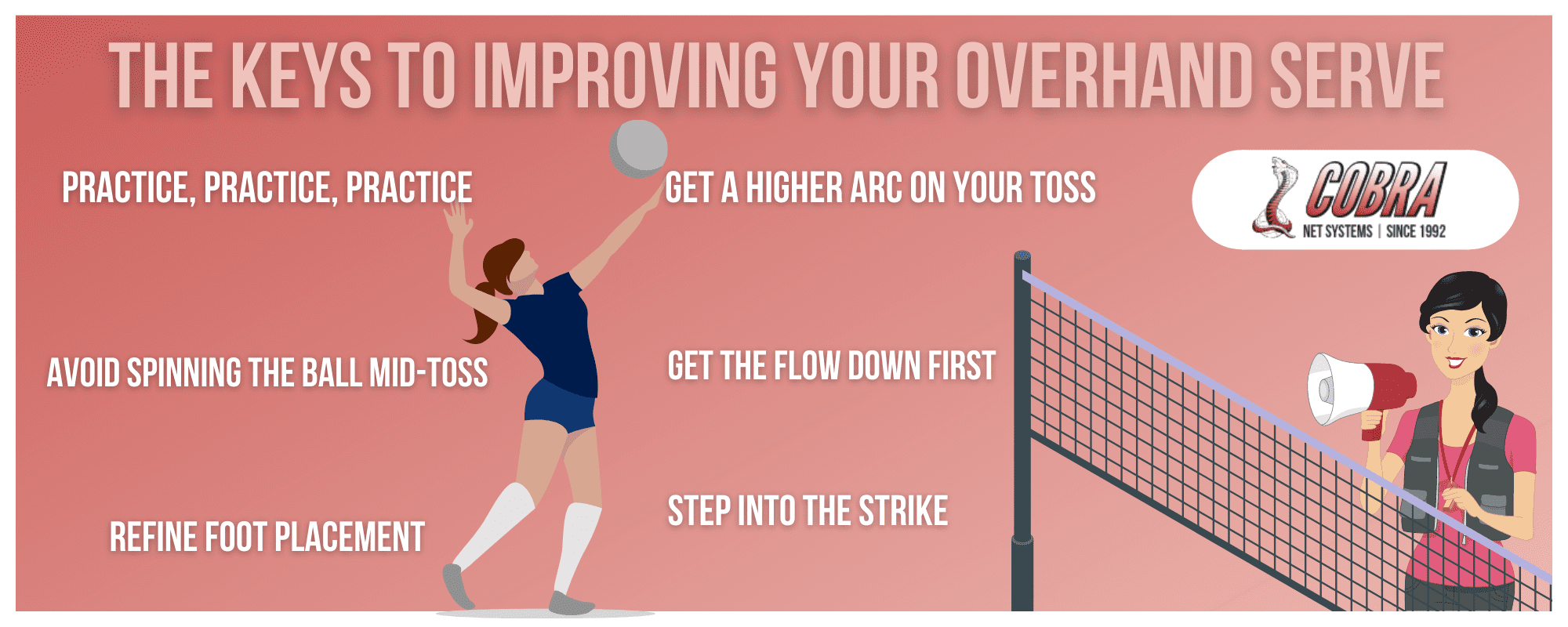 How to Improve Your Overhand Serve Cobra Net Systems
