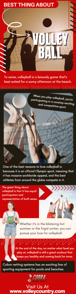 Infographic: Best Thing About Volley Ball | Volleyball Net Systems